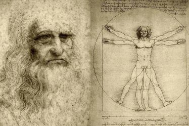 El estudio de proporciones humanas de Leonardo da Vinci