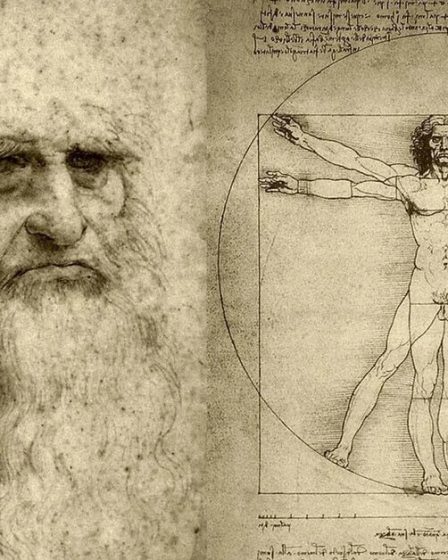 El estudio de proporciones humanas de Leonardo da Vinci