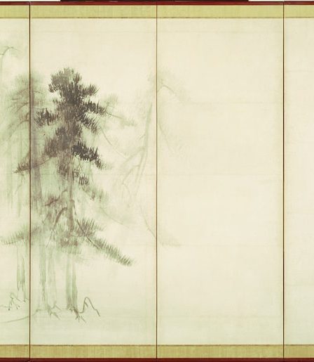 Pinos en la neblina de Tohaku Hasegawa: Una obra maestra de la pintura en tinta japonesa del siglo XVI