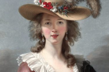 utorretrato de Vigée Lebrun con sombrero de paja