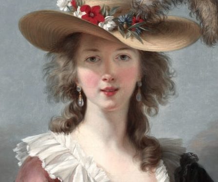 utorretrato de Vigée Lebrun con sombrero de paja