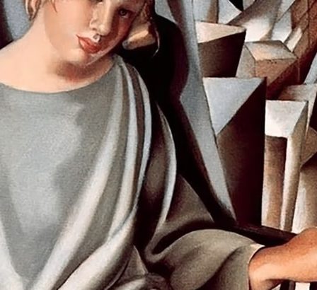 Retrato de Kizette en el balcón, obra de Tamara de Lempika