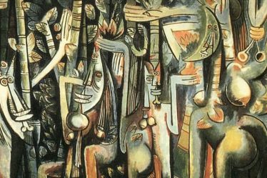 Obra de Wilfredo Lam, "La jungla"