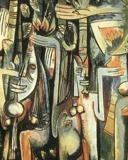 Obra de Wilfredo Lam, "La jungla"